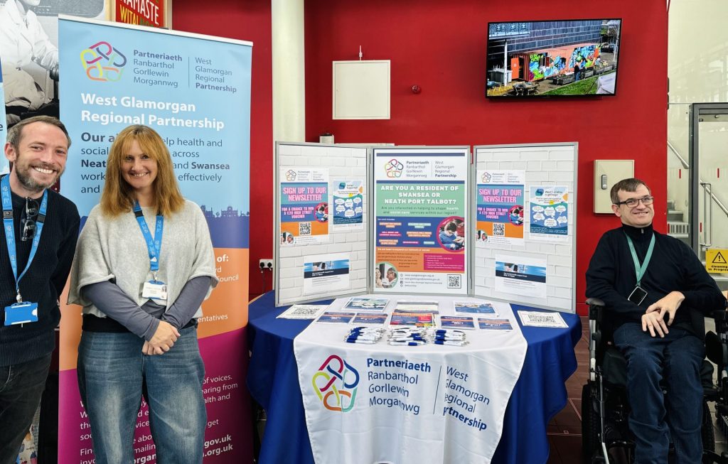 Team members at our information stall